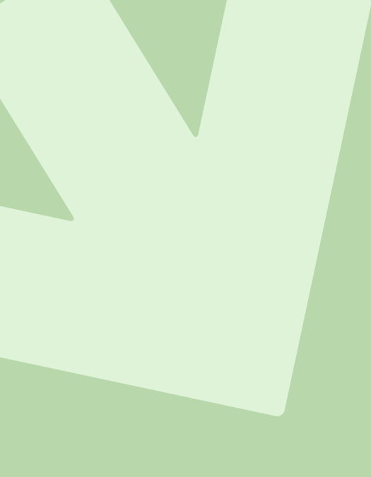 Abstract pale green geometric shapes on a light green background