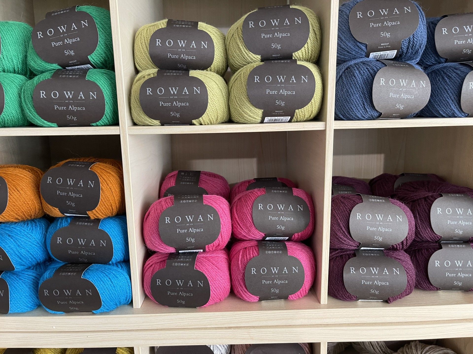 Rowan alpaca yarns ready for Autumn