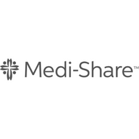 The medi-share logo is on a white background.