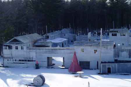 Winter Ghost Town Field Winter Ghost Town Field