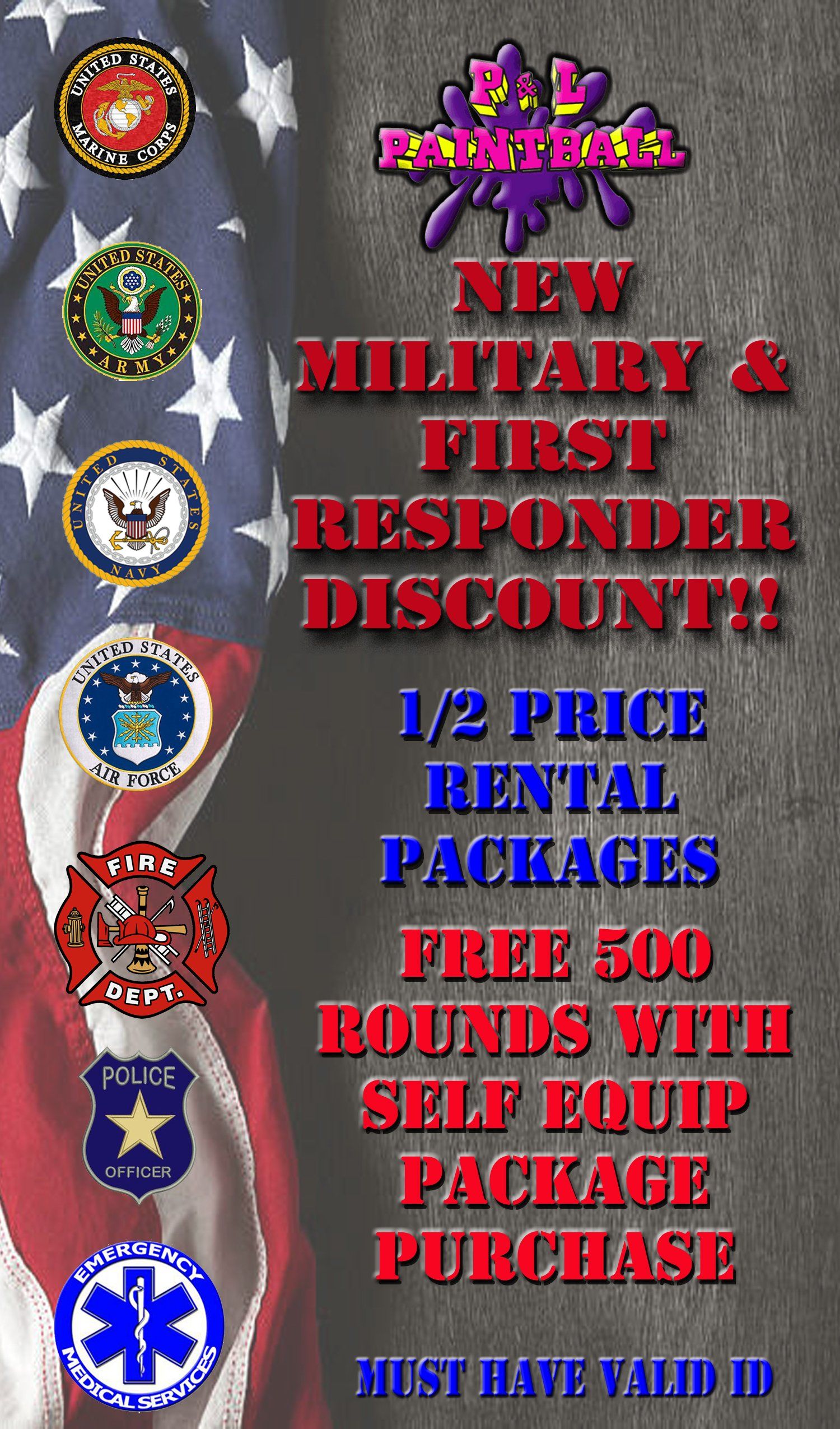 Military & First Responders Discount Ad