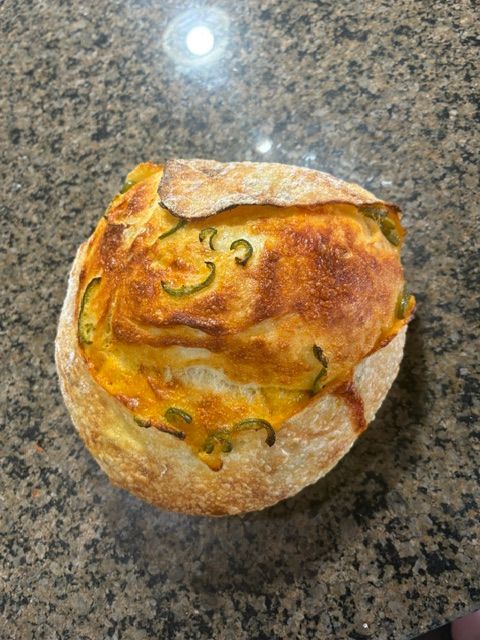 Jalapeno Cheddar Sourdough