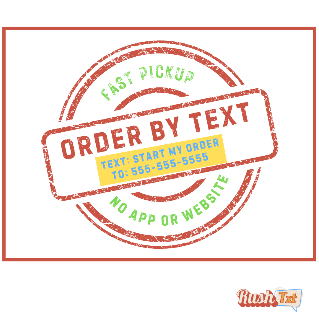 A stamp that says order by text on it