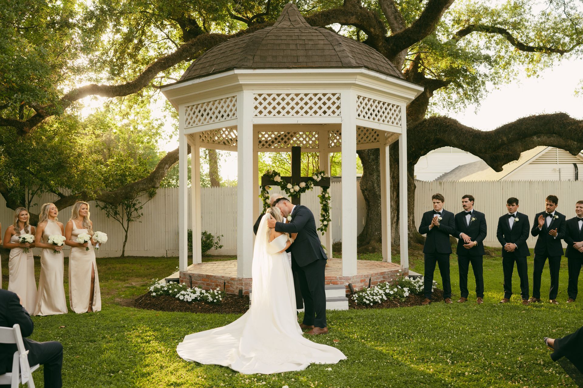 Outdoor wedding venue in Baton Rouge