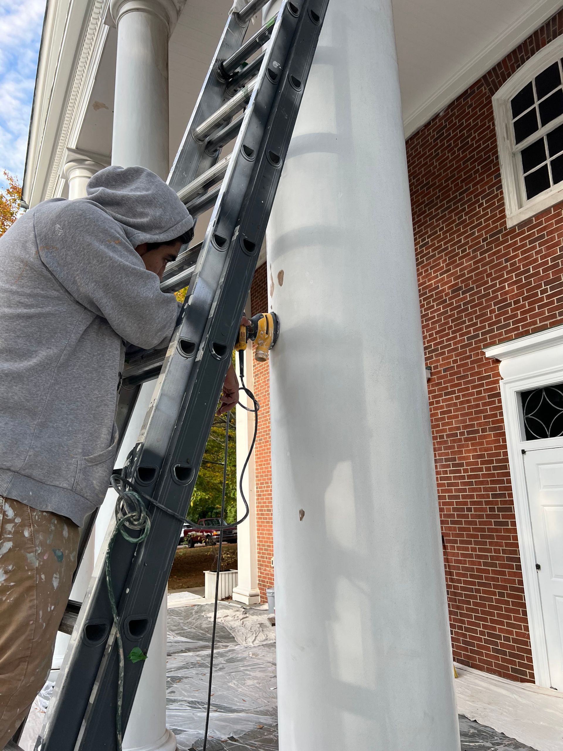 Professional interior painting in Winston-Salem NC living room repaint project