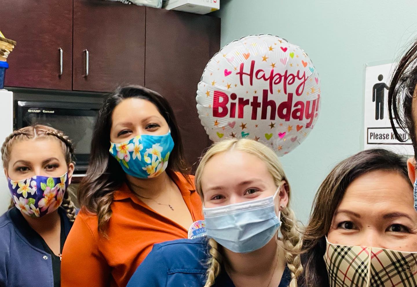 birthday with masks