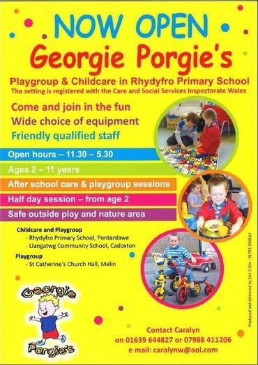 Georgie Porgie's Care Club Poster
