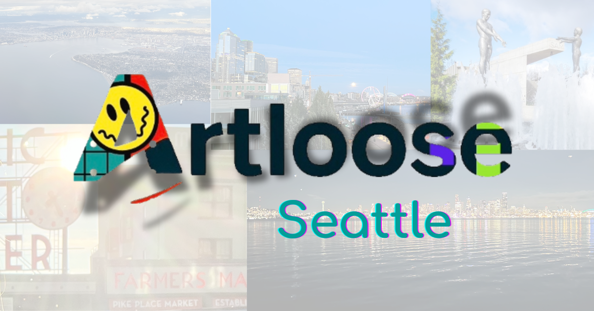 Artloose Seattle logo lockup