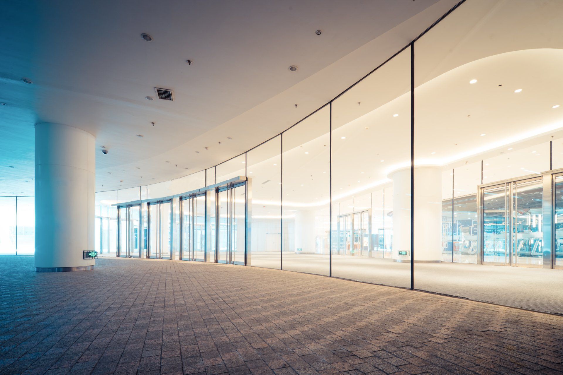 It is a very large building with a lot of windows.