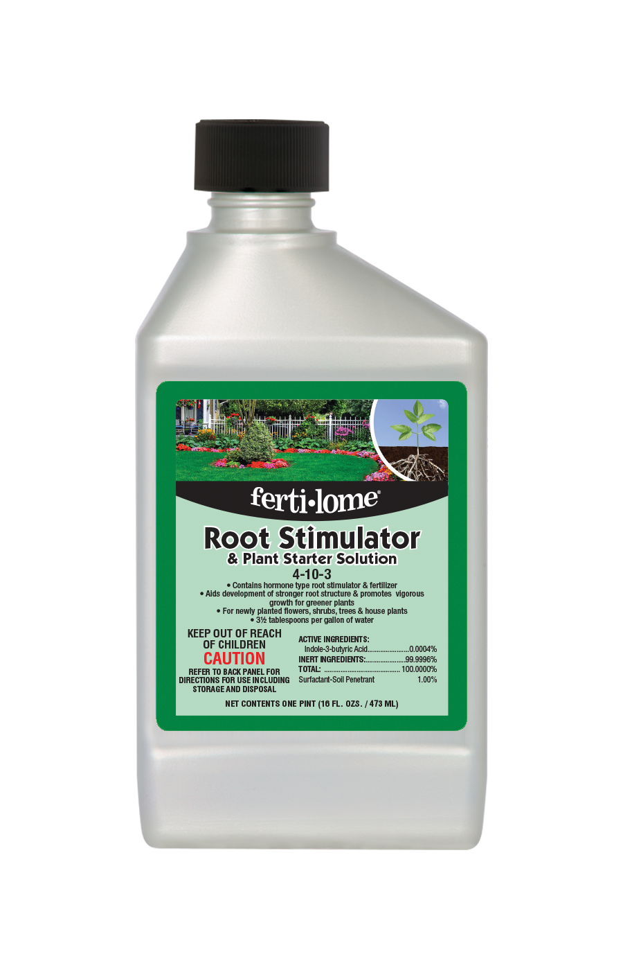 Ferti-lome Root Stimulator helps early root formation and development for when you plant new shrubs, flowers, and trees.