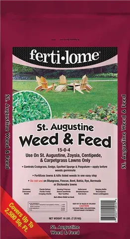 St. Augustine Weed & Feed 16 lbs. Bag