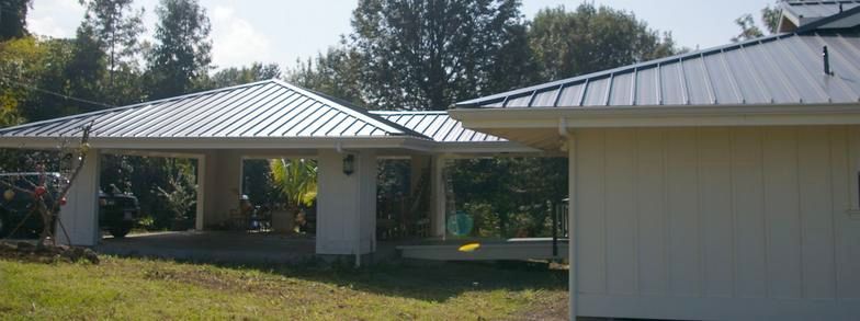 House with Car — Kailua-Kona, HI — Allstate Gutters Hawaii