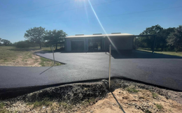 Man Is Raking Asphalt - Granbury, TX - All-Star Coatings LLC
