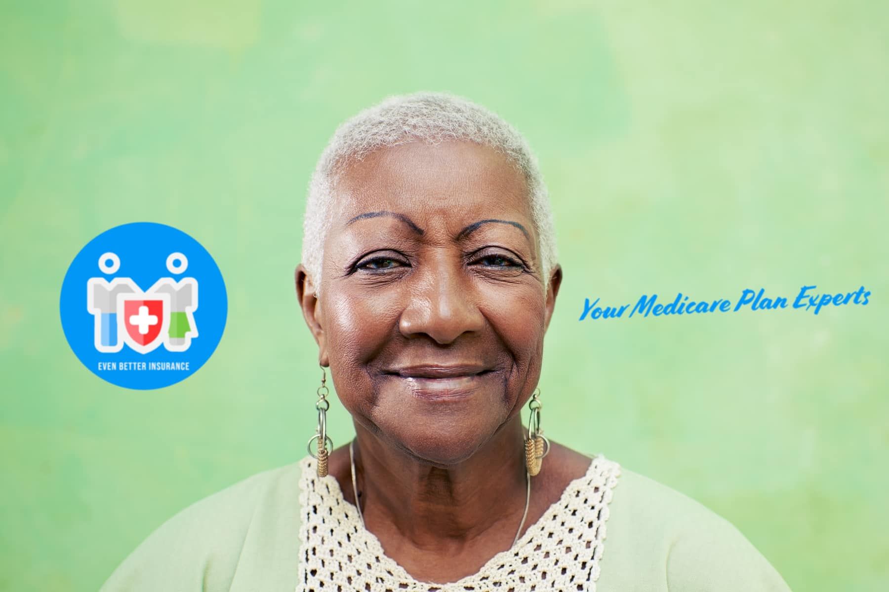 Smiling woman with short gray hair