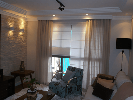 Cortinas Romana na Mr. House Serviços & Decoração