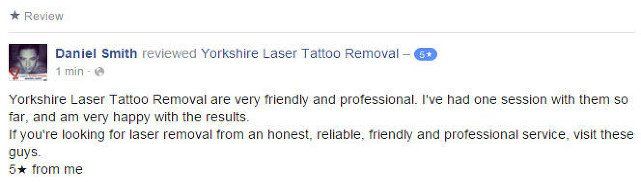 screenshot of a customer testimonial