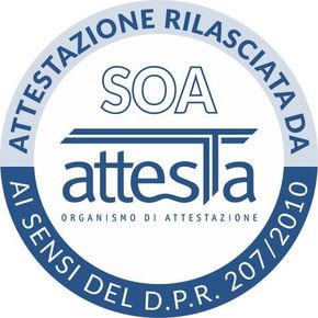 Un logo per fiat group automobiles spa con quattro loghi su di esso