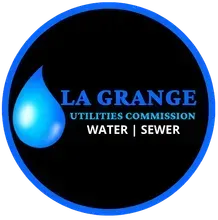 A logo for the la grange utilities commission water and sewer