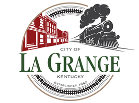 A logo for the city of la grange kentucky