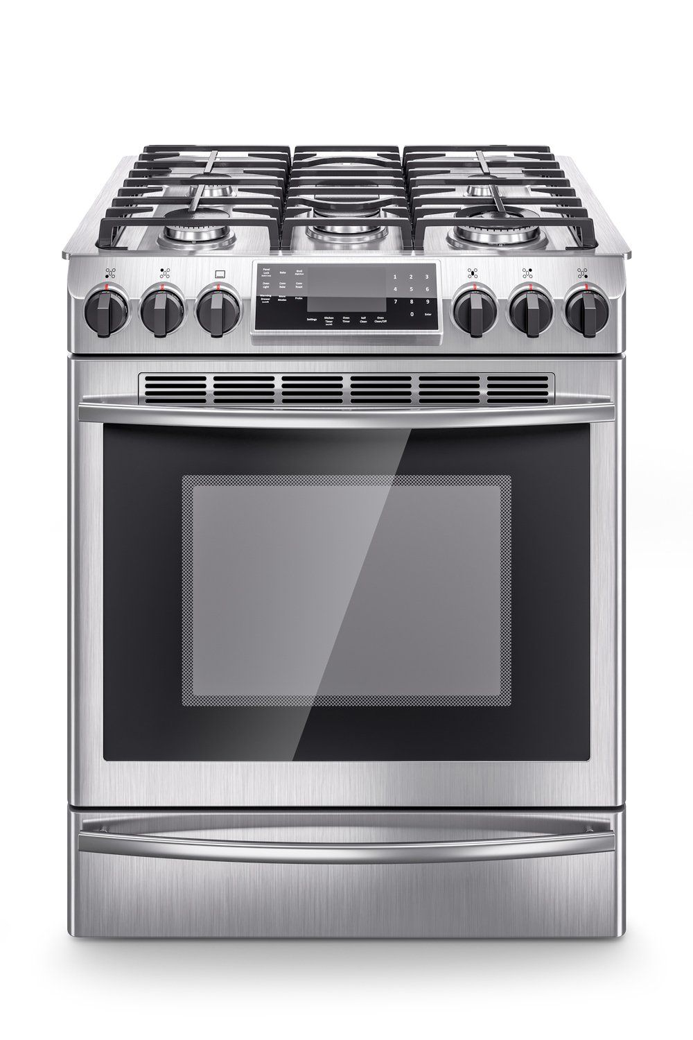 Stainless Steel Domestic Gas Stove — Modesto, CA — CVM Appliance
