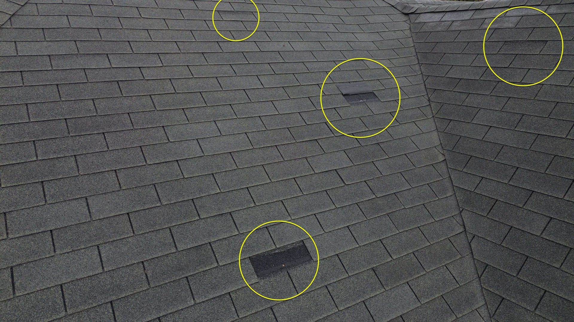 Old Roof in need of replacement in Dacula Georgia