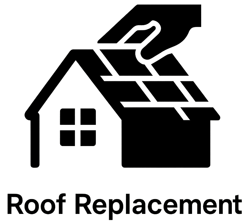 Roof replacement services in Metro Atlanta for residential homes using high-quality roofing materials