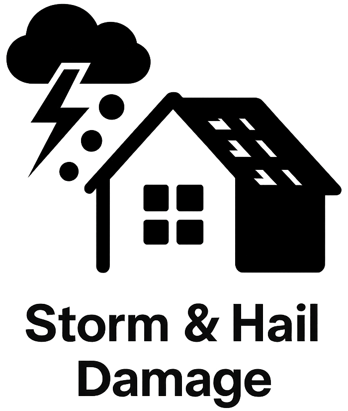 Storm and hail damage roof inspection and insurance assistance services in Metro Atlanta