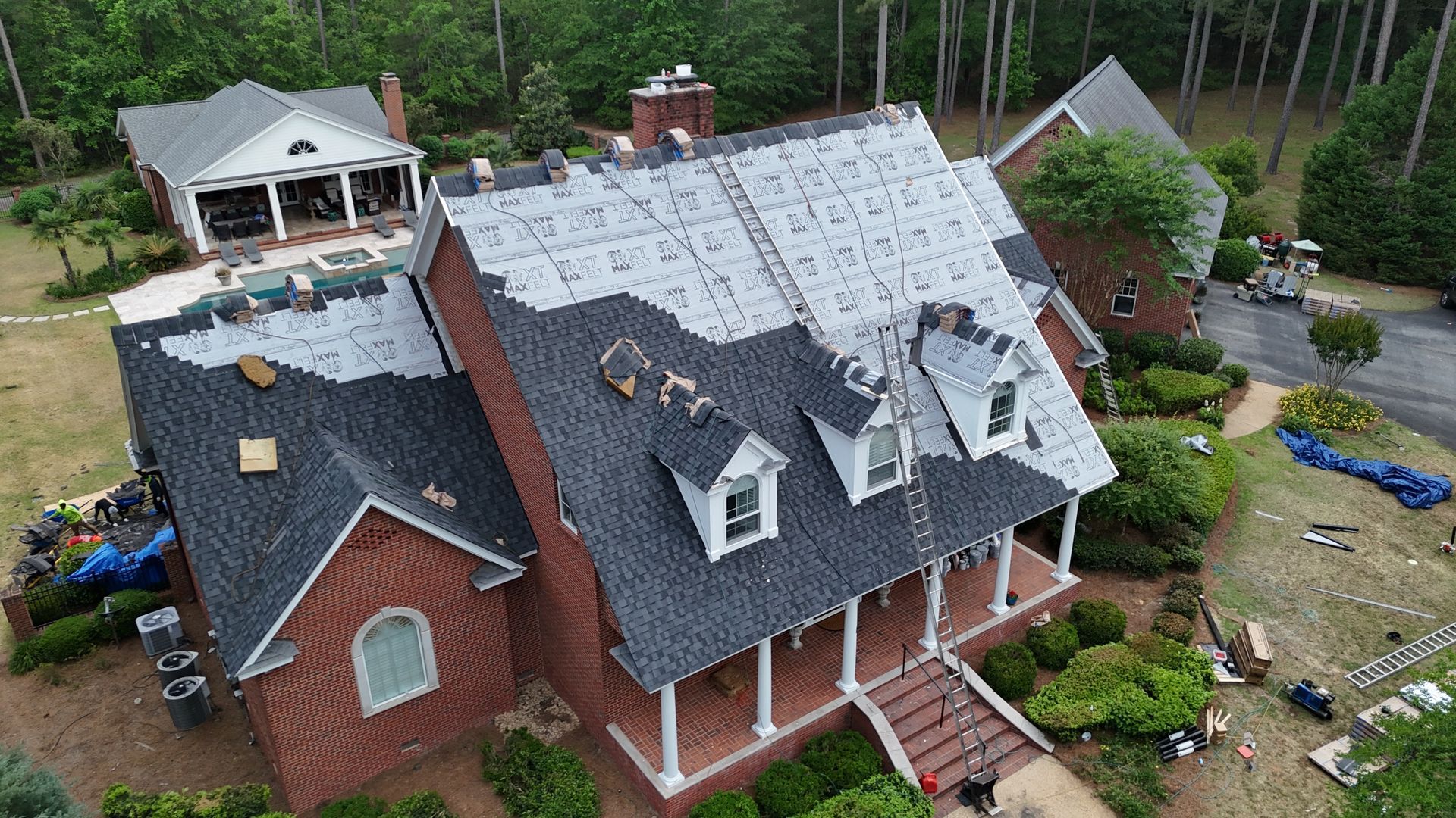 Roofing replacement in Gwinnett County Georgia 