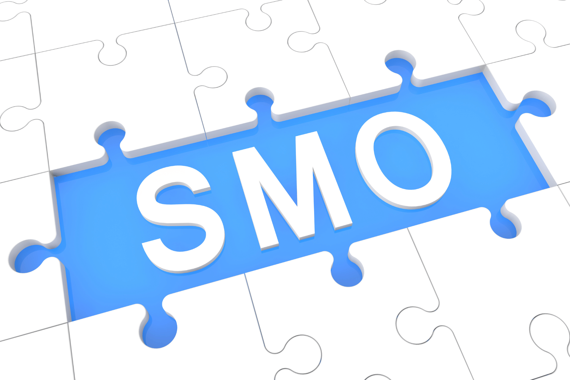 The word smo is on a blue puzzle piece