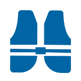 icona giubbotto di sicurezza