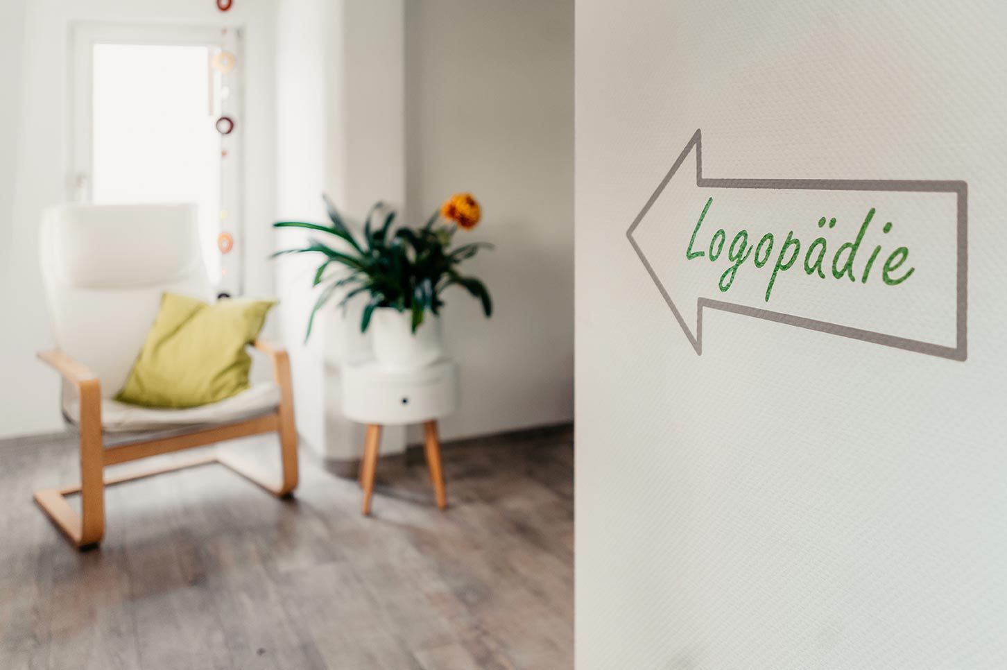 Logopädie Roth, Roth, Praxisräume, Warteraum, Carolin Müller-Pirner, Praxis, Logopädie