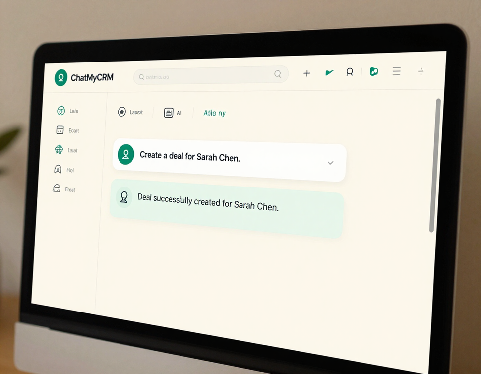 ChatMyCRM AI chat interface