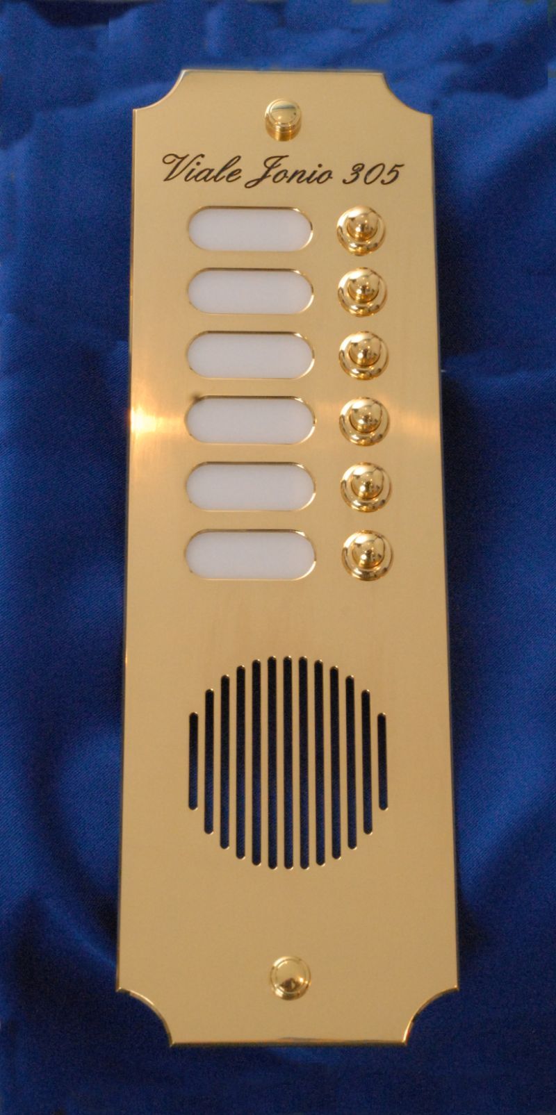 pulsantiera colonna singola