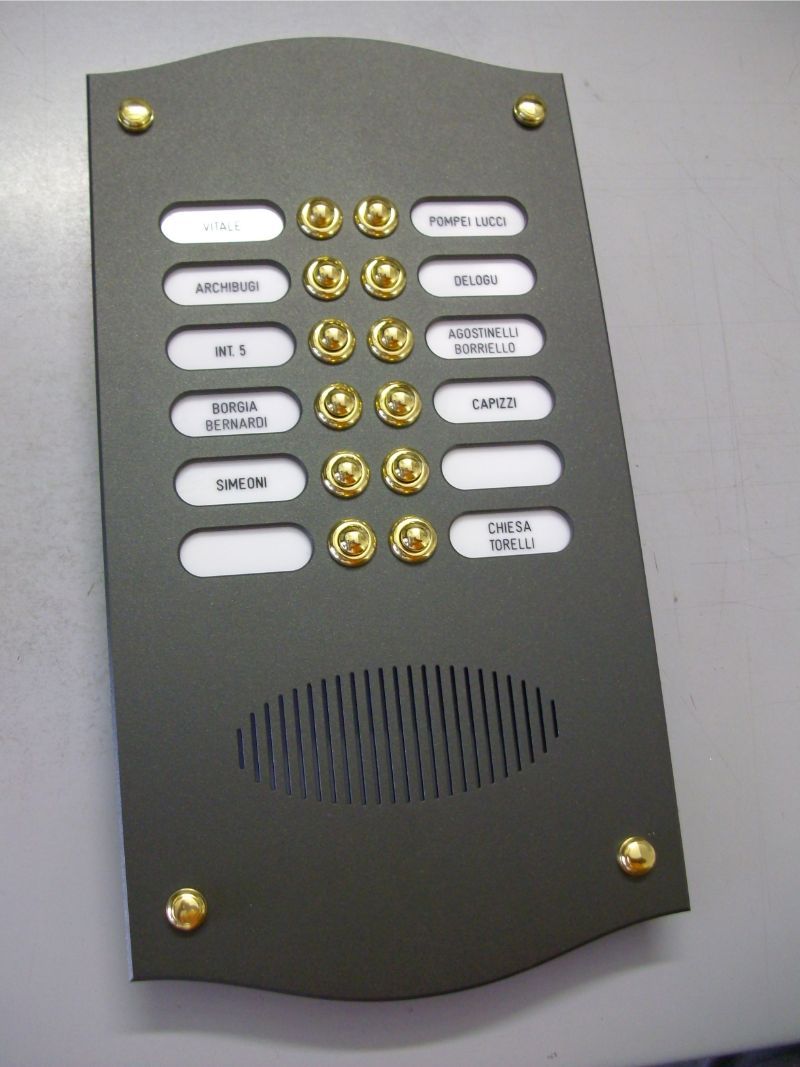 pulsantiera edificio