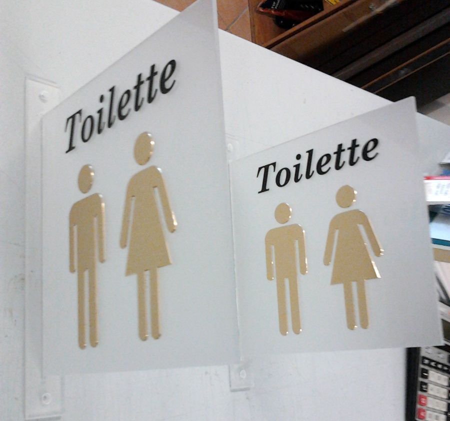 segnaletica toilette