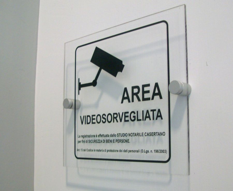 segnaletica area videosorvegliata