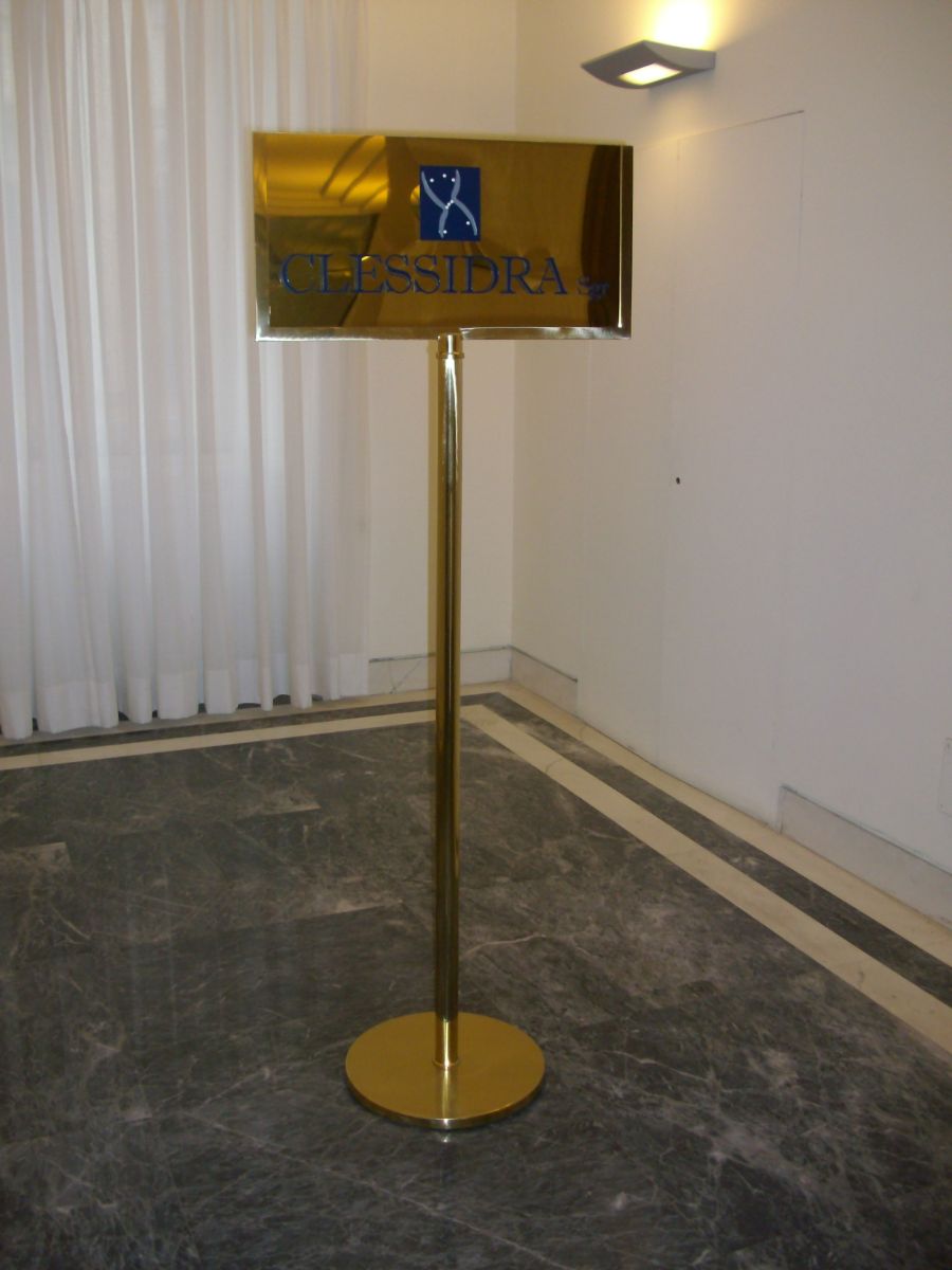 cartello segnaletica Clessidra