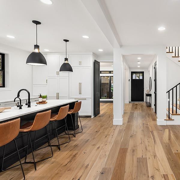Kitchen and Living Room Interior — Wentzville, MO — Flooring Correct