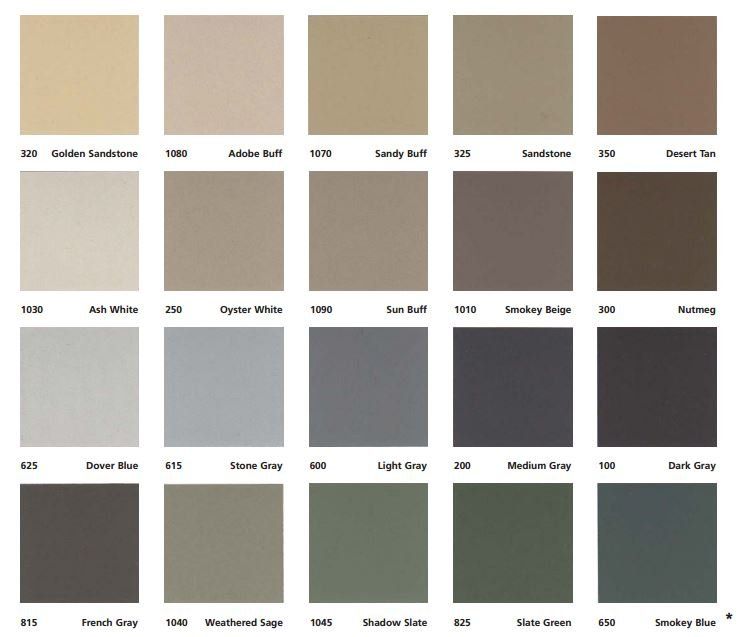 Concrete color chart 1