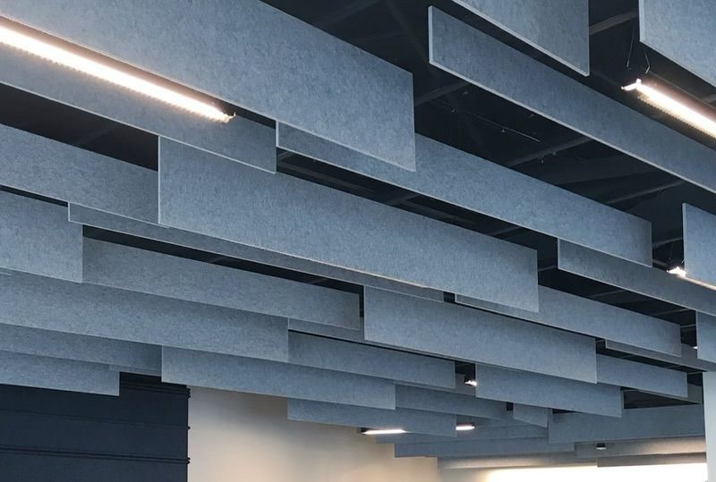 Professionally Installed Acoustical Wall and Ceiling Sound Panels