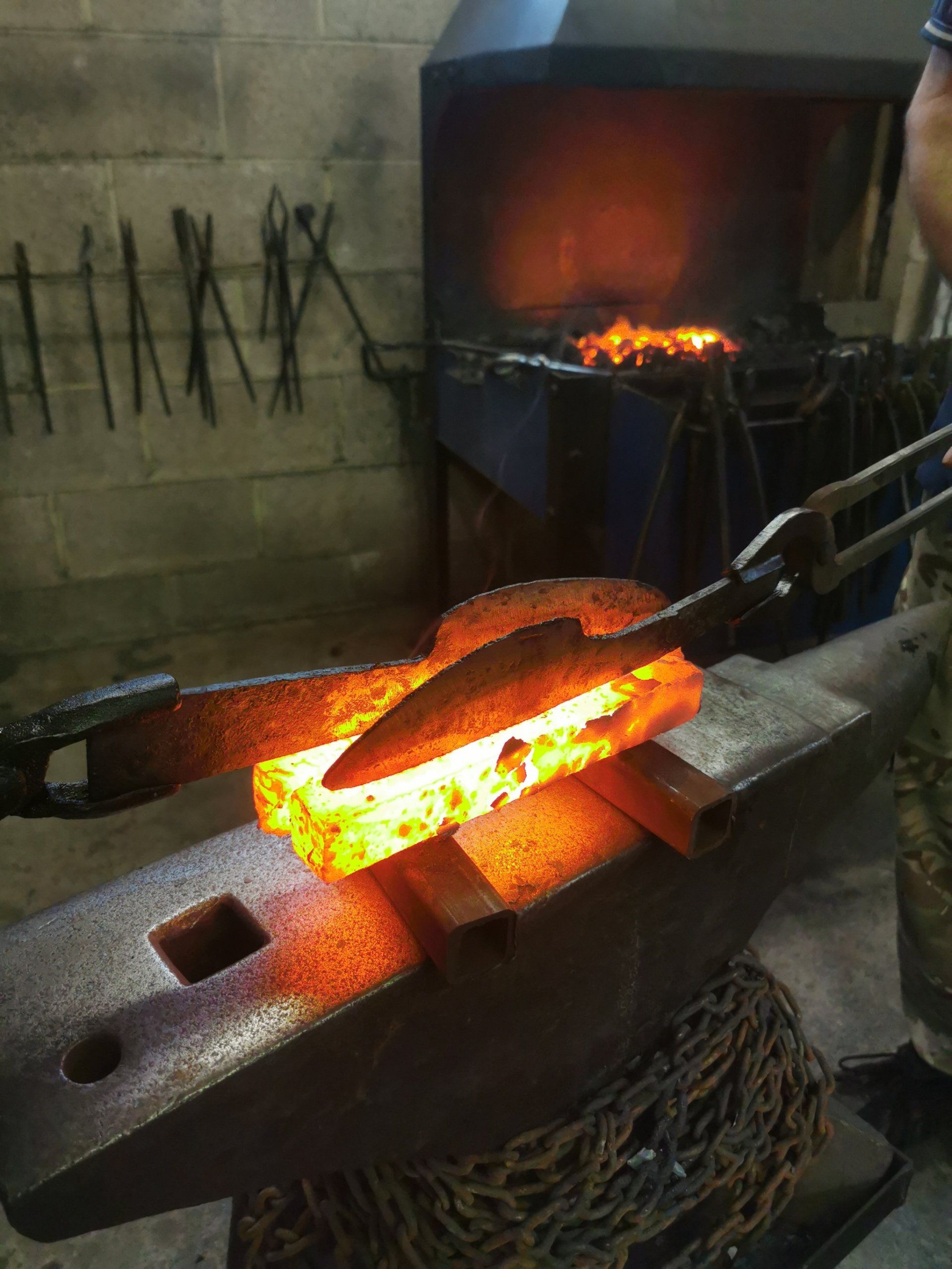 knife in the forge