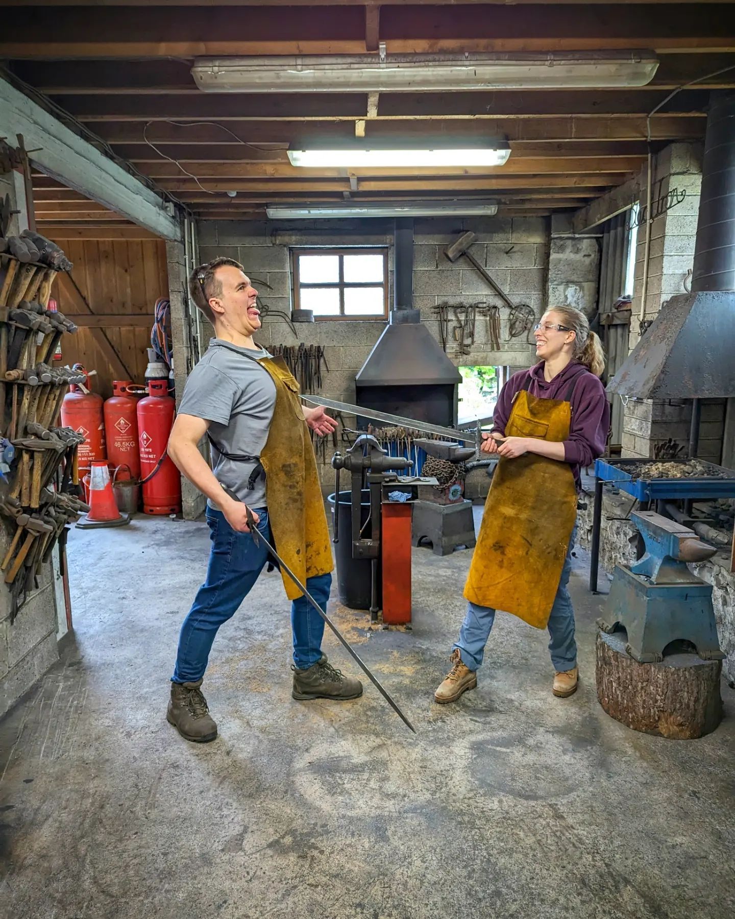 blacksmith students