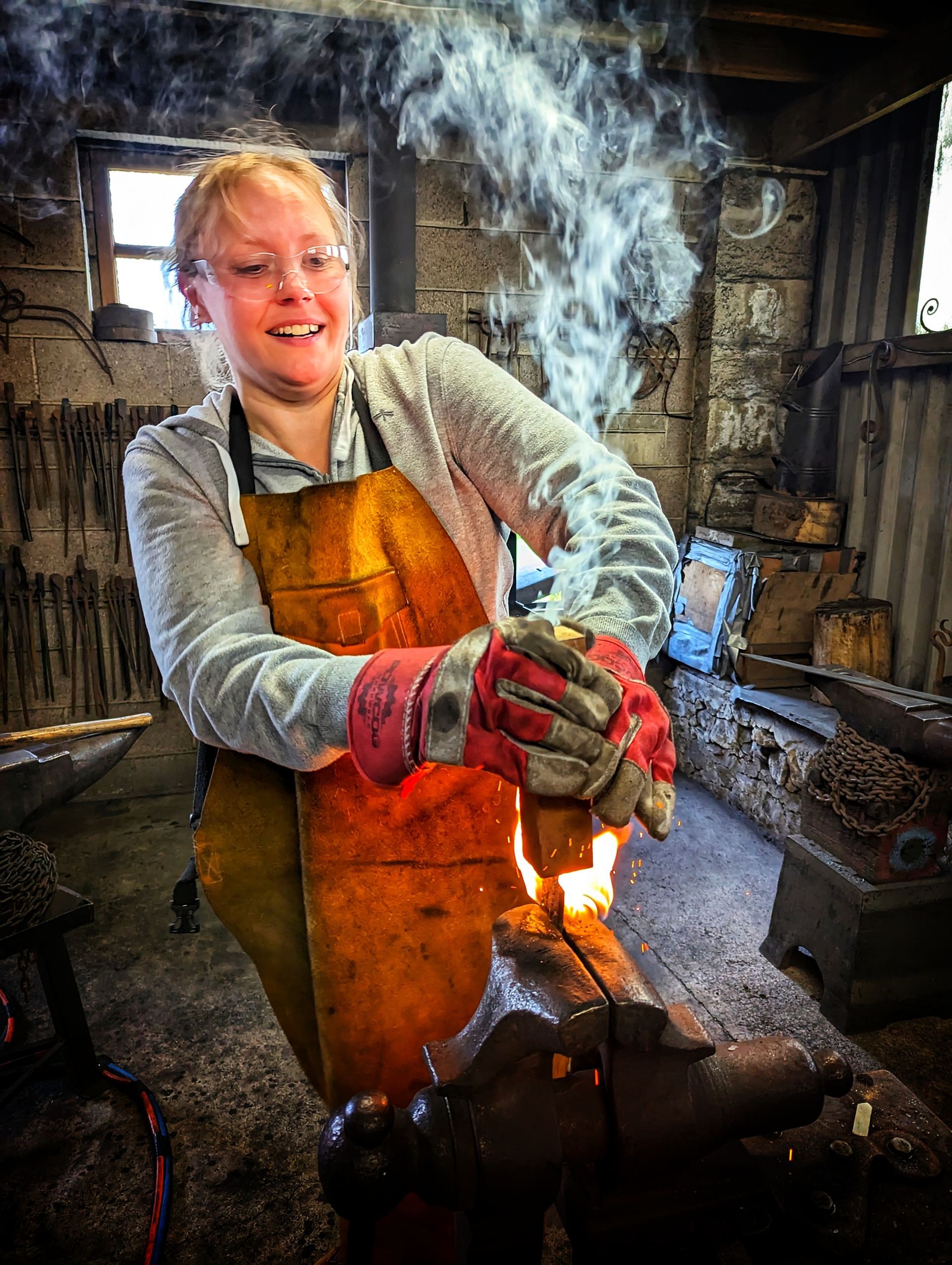 blacksmith student