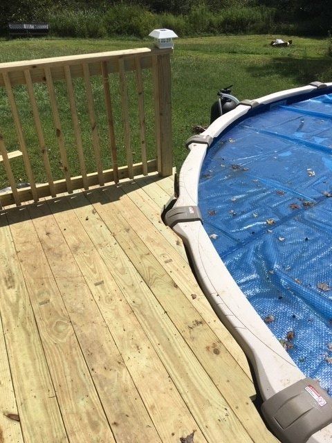 Floor — Deck Beside the Pool in Sharpsville, PA