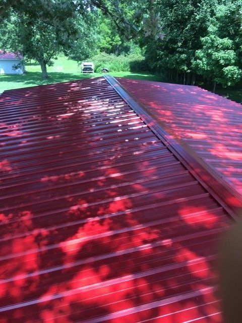 Metal Roof After  — Clean Roof Gutter in Sharpsville, PA
