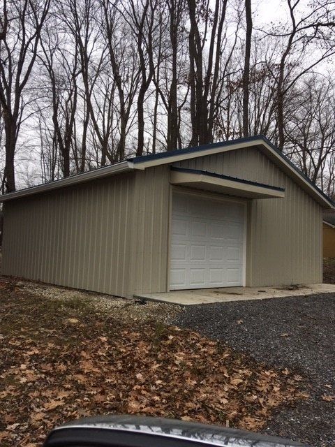 Garage After  — Clean Roof Gutter in Sharpsville, PA