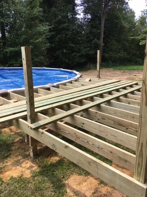 Installation — Custom Deck Build in Sharpsville, PA