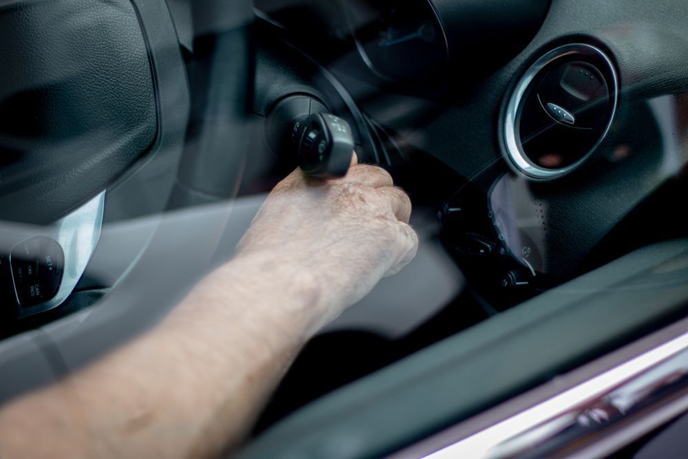 Car being turn on — Locksmith in Robina, QLD