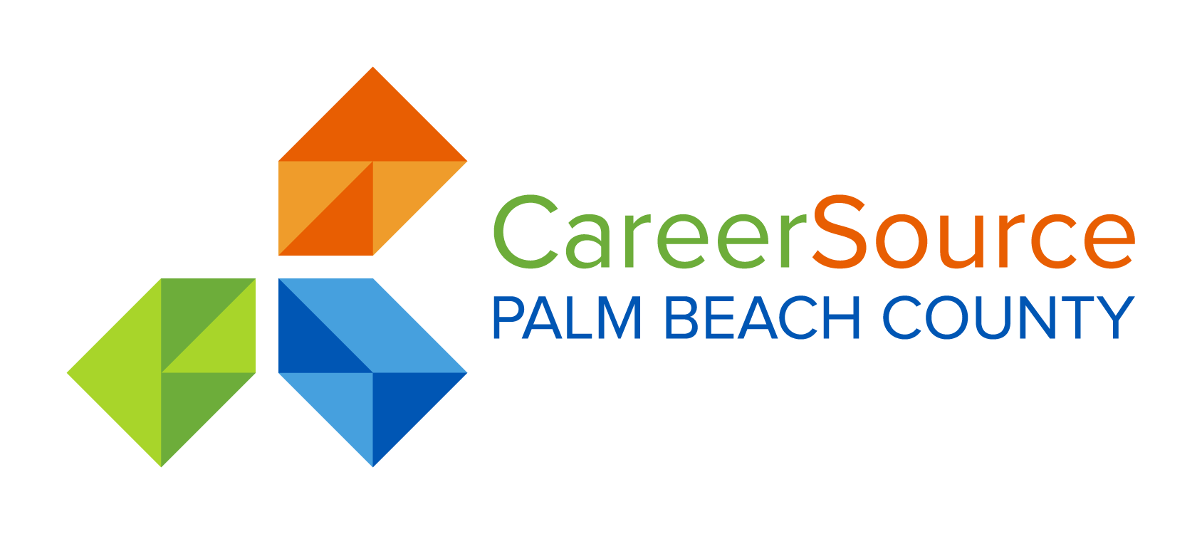 The logo for the careersource palm beach county