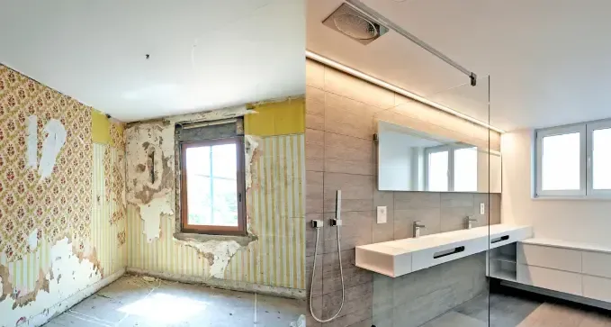 reforma de interior en baños a bajo coste en Mérida